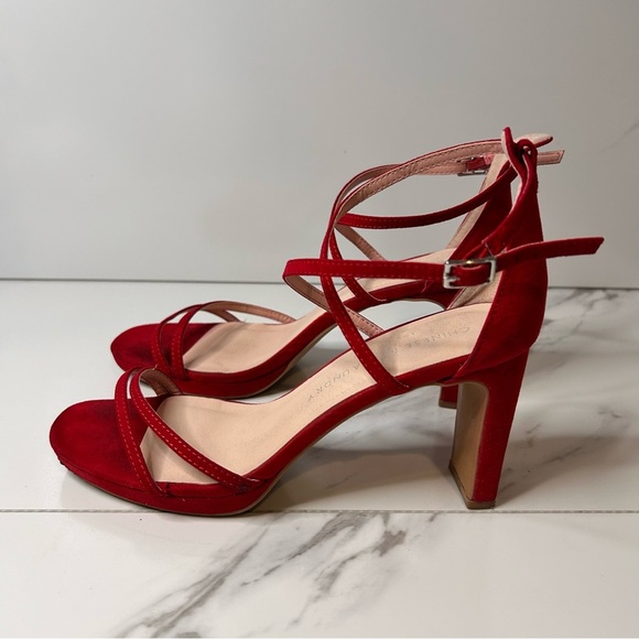 Chinese Laundry Crimson Strappy Heels Size 8 - Picture 4 of 8